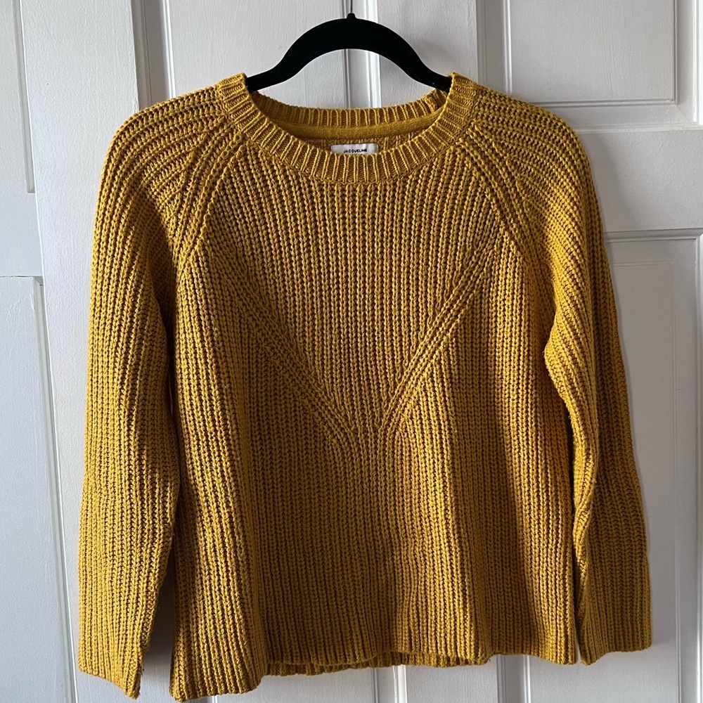 Knit Mustard Sweater